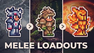 Melee Loadouts Guide for Terraria 1449 [upl. by Biddie]