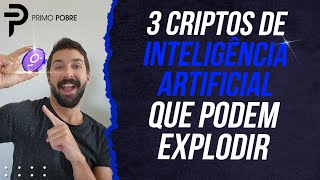 3 CRIPTOS de INTELIGÊNCIA ARTIFICIAL que PODEM EXPLODIR Melhores Criptos 2023 IA [upl. by Phil]