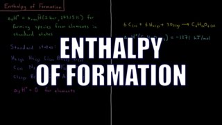 Chemical Thermodynamics 316  Formation Enthalpy [upl. by Alyak]