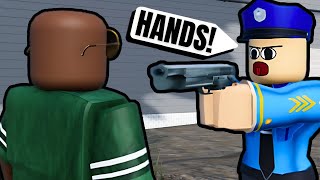 RACIST Cop ARRESTS ME Roblox Roleplay [upl. by Melnick951]