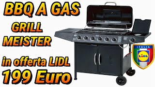 UNBOXING BBQ A GAS DELLA LIDL IN SUPER OFFERTA A 199 ANZICHÉ 249😱 [upl. by Ahscrop731]