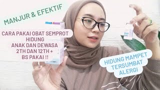 CARA PAKAI OBAT SEMPROT HIDUNG YANG BENAR MODEXA  modexa mellawati [upl. by Deehsar]