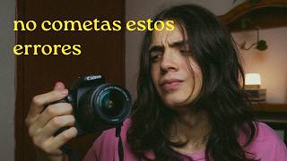 5 ERRORES DE PRINCIPIANTES EN FOTOGRAFÍA [upl. by Ophelie624]