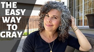 MAKE YOUR TRANSITION TO GRAY HAIR EASIER  GRAY HAIR TRANSITION ADVICE [upl. by Artemisia]