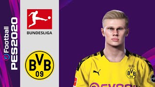 Erling Haaland PES 2020 [upl. by Natsyrk]