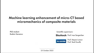 Joint PhD Thesis Defense with KU Leuven Radmir Karamov [upl. by Noral394]