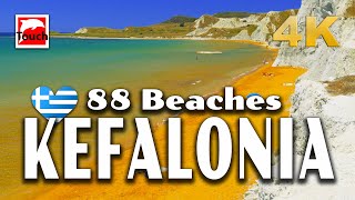 88 Best Beaches of KEFALONIA Greece 4K ► Top Places amp Secret Beaches in Europe touchgreece [upl. by West]