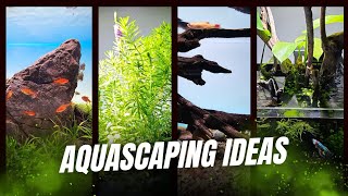 4 AQUASCAPING StylesIdeas to help INSPIRE you  Chilled CINEMATIC [upl. by Bail]