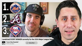 Reacting to Trevor May 2024 MLB World Series Predictions [upl. by Ainoda601]