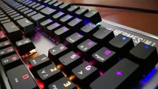 Gamdias Hermes M1 7 Color  Typing Sound [upl. by Cora]