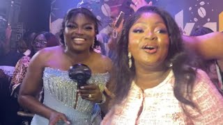 Eniola Badmus and Funke Akindele scatter the Dance Floor at Premiere of EveryBody love Jenifa [upl. by Walke]