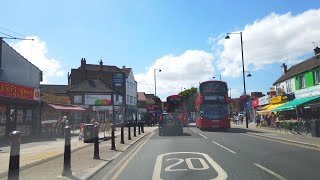 Driving in London HAYES TOWN HAYES HAYES END YEADING [upl. by Gilba]