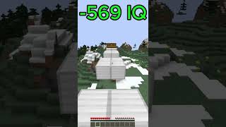 6923 IQ vs 6969 IQ Minecraft Worlds Smallest Violin minecraft shorts [upl. by Lenna]