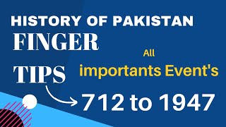 history of pakistan 712 to 1947 major events  story of pakistan pakistan ki tareekh  712 to 1947 [upl. by Cecilla]