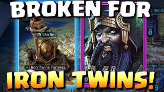 BEST IRON TWINS NUKER Geomancer is REQUIRED for TOP Iron Twins Teams Raid Shadow Legends [upl. by Vashtee]