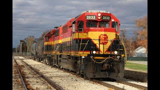 Incredible Springfield IL Rail Action featuring KCS CN amp NS [upl. by Gillan]