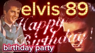 Elvis Presley Society birthday party Elvis 89 [upl. by Smada887]