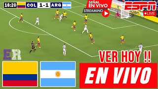 Colombia vs Argentina en vivo Donde Ver A Que Hora Juega Eliminatorias Conmebol 2024 hoy [upl. by Ahoufe800]