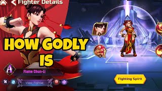 Street Fighter Duel How Godly Is Flame Chunli GameplayTrialsChallengecapcom streetfighter [upl. by Nerred]