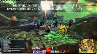 Mad King Thorn  Jokes around Lions Arch  Guild Wars 2 Halloween [upl. by Dannon]