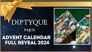 DIPTYQUE ADVENT CALENDAR REVEAL 2024 [upl. by Idak]