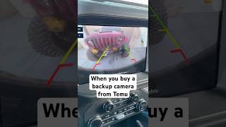 POV You bought a backup camera from Temu [upl. by Norward514]