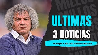 ✅💥Últimas 3 noticias de FICHAJES Y SALIDAS en Millonarios  09122024 [upl. by Osana]