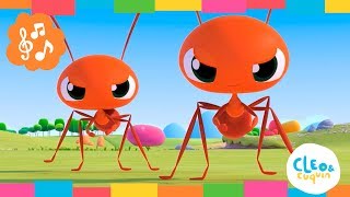 Ants go marching Cleo and Cuquin Nursery Rhymes  Lullaby for kids [upl. by Mora553]