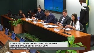 PEC 4819  Transferência de recursos a estados DF e municípios Emendas à LOA  250919  1447 [upl. by Grissel]