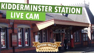 LIVE CAM  Kidderminster Station Concourse Camera on the Severn Valley Railway [upl. by Esil]