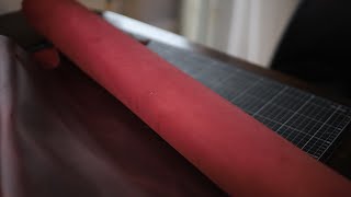 ASMR Unpacking Crazy Horse Leather in Green and Burgundy  Relaxing Experience [upl. by Helsie]