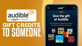 How To Gift Audible Credits To Someone  Give Audible Book As A Gift 2024 Easy Tutorial [upl. by Yecal249]