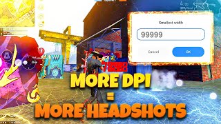 DPI Settings free fire  Best DPI For Headshots [upl. by Beora]