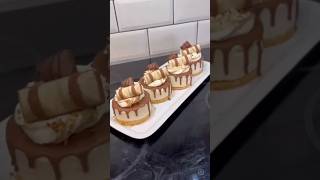 Kinder Delight Verrines cheesecake sweets chocolate caramel [upl. by Nnairek640]