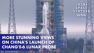 More stunning views on Chinas launch of Change6 lunar probe [upl. by Donadee]