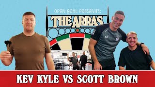 🎯⚽️ SCOTT BROWN vs KEVIN KYLE  Slaney amp Big Kev Challenge Broony To 301 Darts Match [upl. by Neilson]