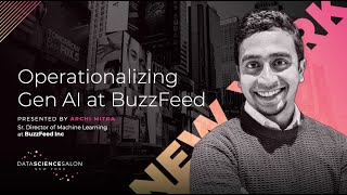 Operationalizing Gen AI at BuzzFeed [upl. by Dowlen]