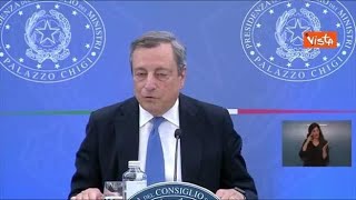 Draghi quotMolti punti di convergenza tra richieste M5s e agenda Governoquot [upl. by Jolda]