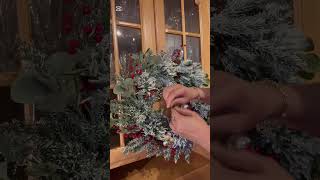 DIY Wreath for Christmas🌲🌲🌲 [upl. by Peddada]