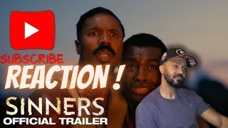 quotSINNERSquot OFFICIAL TRAILER REACTION ‼️ [upl. by Dnamron270]