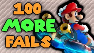 100 MORE Ways to Fail in Mario Kart 8 [upl. by Lidah]