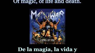 Manowar  Odin  Lyrics  Subtitulos en español Nwobhm Traducida [upl. by Cathleen559]