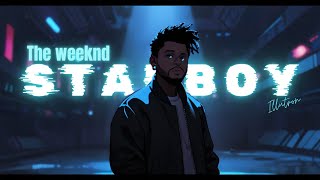 The Weeknd  StarboyAudio music illutron release [upl. by Minnnie]