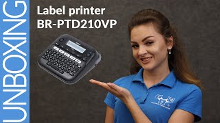 BR PTD210VP  Label printer  UNBOXING [upl. by Nolitta543]