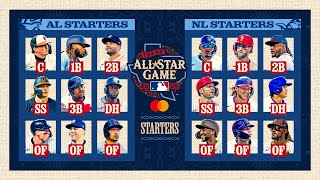 The 2024 MLB AllStar Game STARTERS Judge Harper amp Shohei headline plus Gunnar JRam amp MORE 🤩 [upl. by Ytnom475]