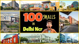 Top 100 Shopping Malls of Delhi NCR  Noida Gurgaon Ghaziabad Faridabad  SONU DILLI VLOGS [upl. by Alleuqram568]