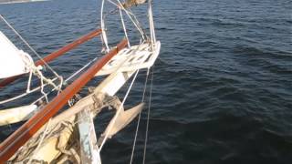 Dreadnought 32 Idle Queeen Sailing on Narragansett Bay [upl. by Jabin976]