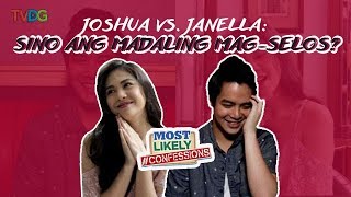 Joshua at Janella inamin kung sino ang mas seloso sa kanila  Most Likely [upl. by Ahseyt685]