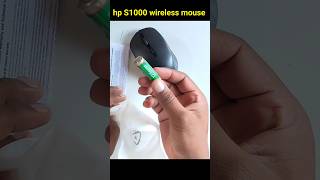 hp s1000 wireless mouse unboxing hp mouse trending [upl. by Aoh939]