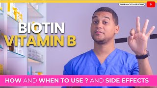 Biotin Vitamin B7 How to Use It amp 3 Common Side Effects [upl. by Dent618]